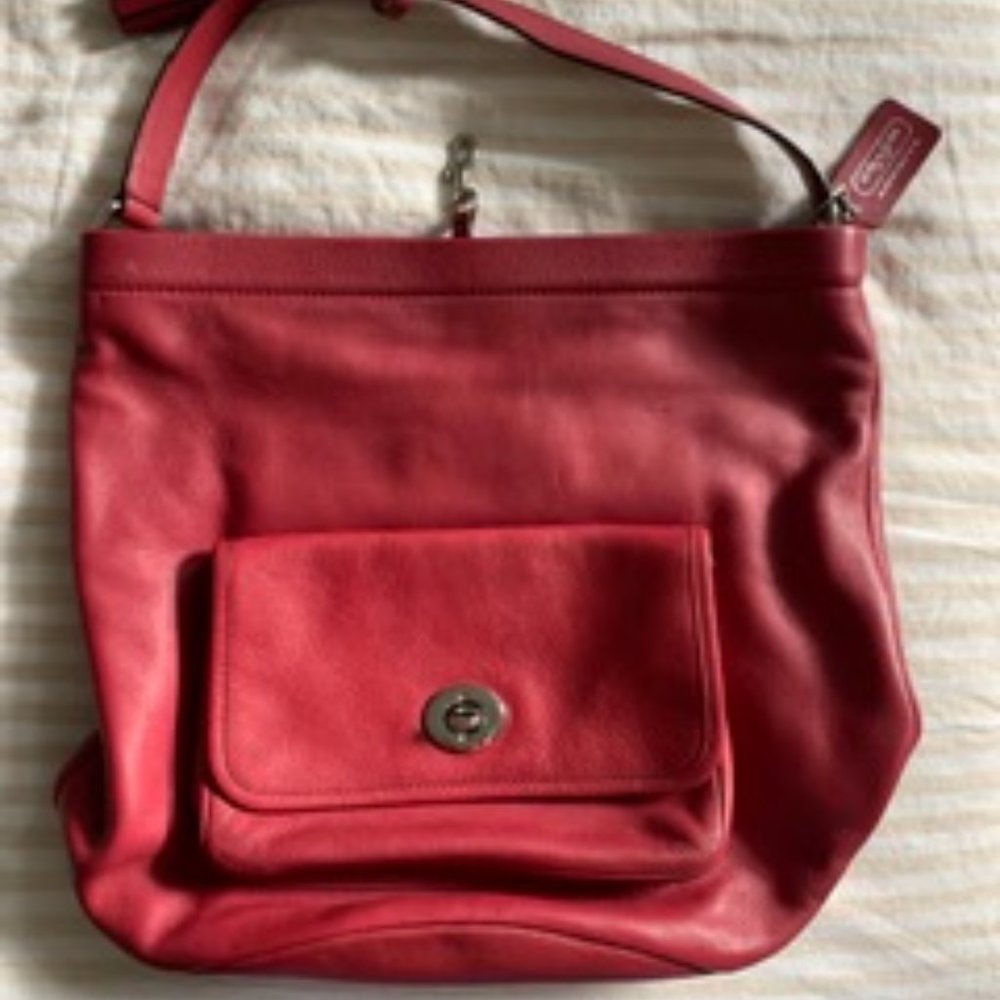 Coach Legacy Archival Bucket Bag - RED
